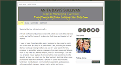 Desktop Screenshot of anitadavissullivan.com